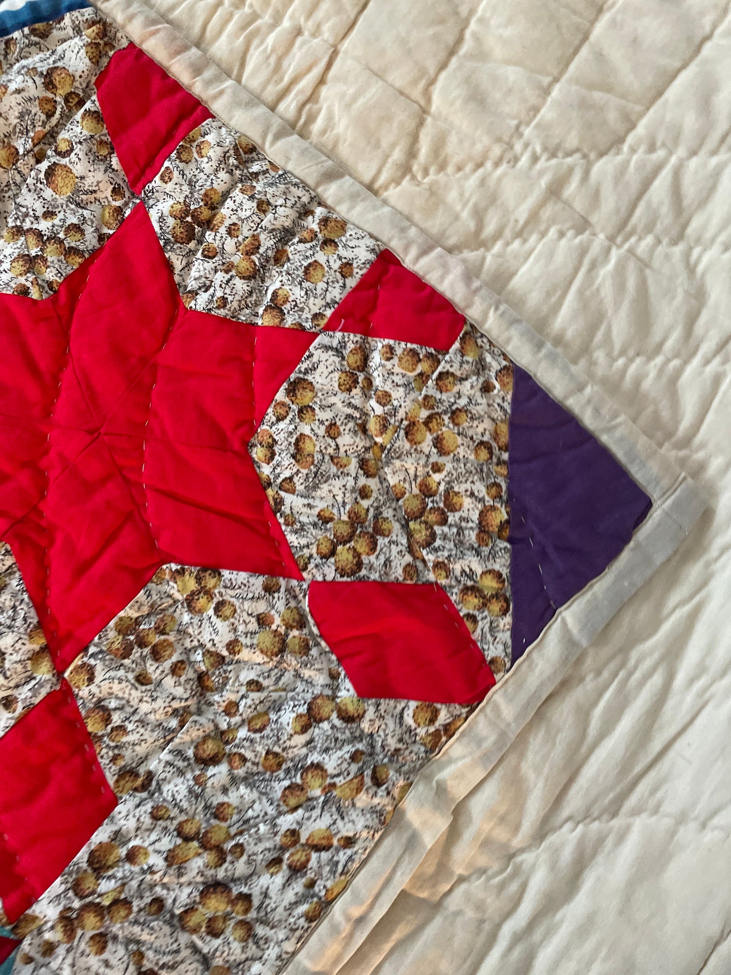 Vintage Hexagon Quilt