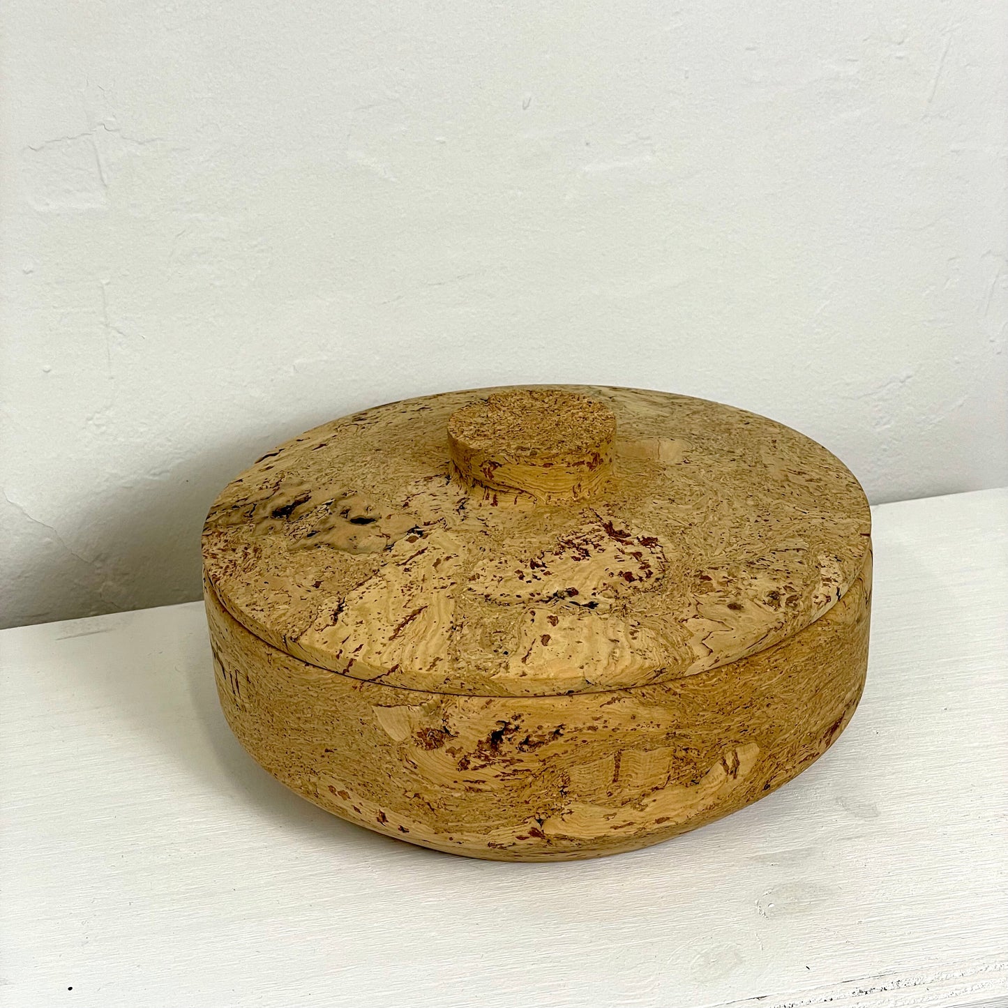 Lidded Cork Bowl by Daniel Michalik