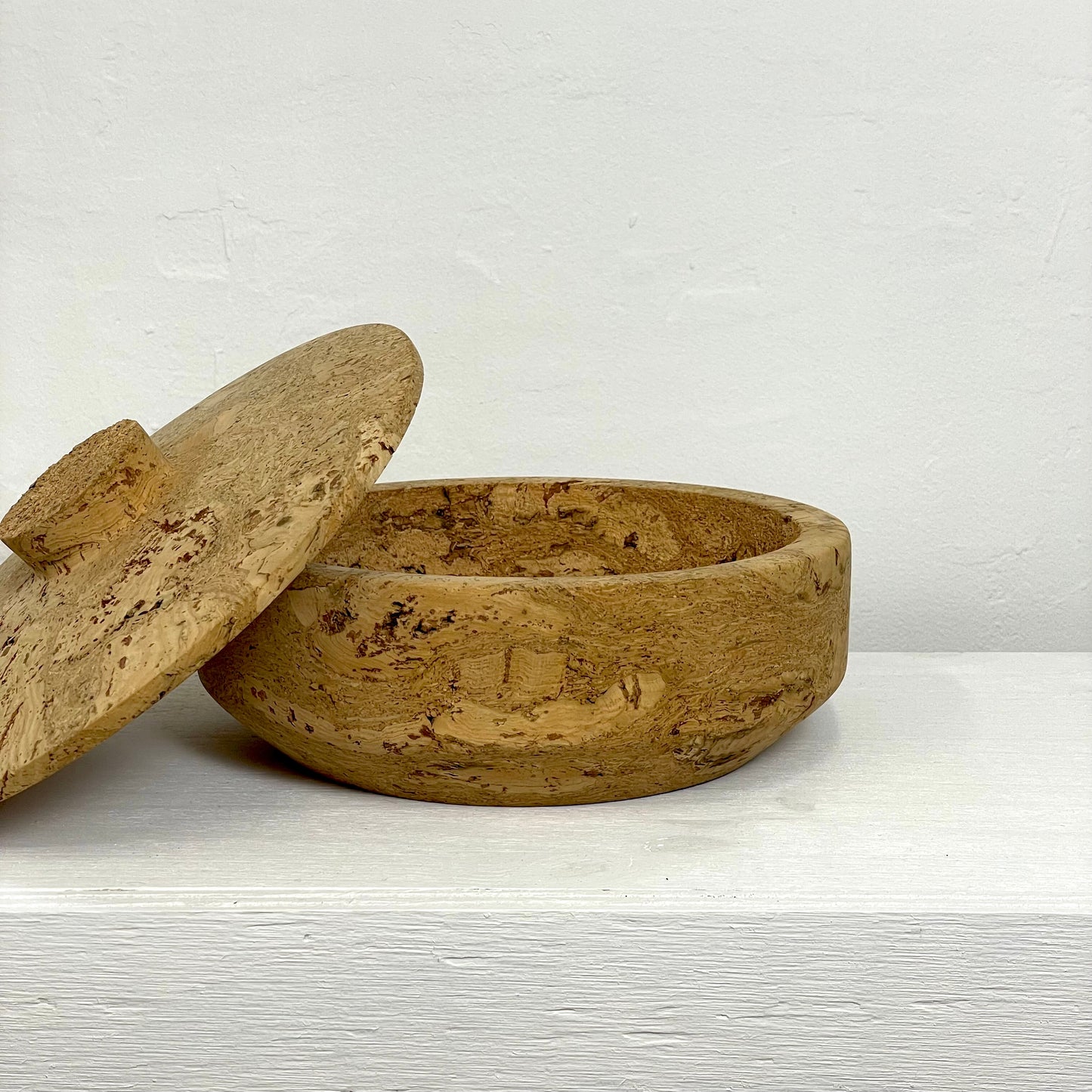 Lidded Cork Bowl by Daniel Michalik