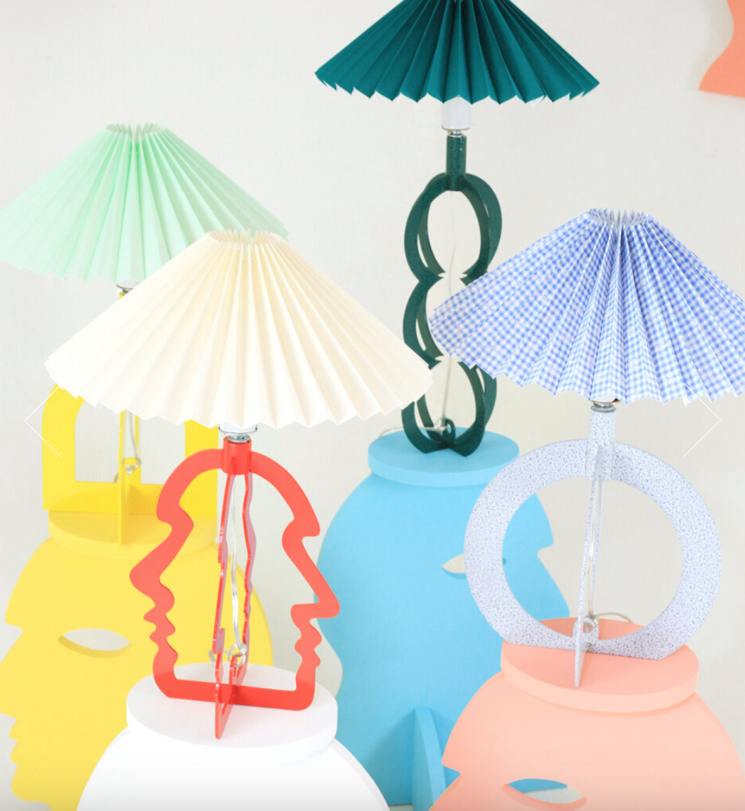 Pleat Table Lamps by LikeMindedObjects