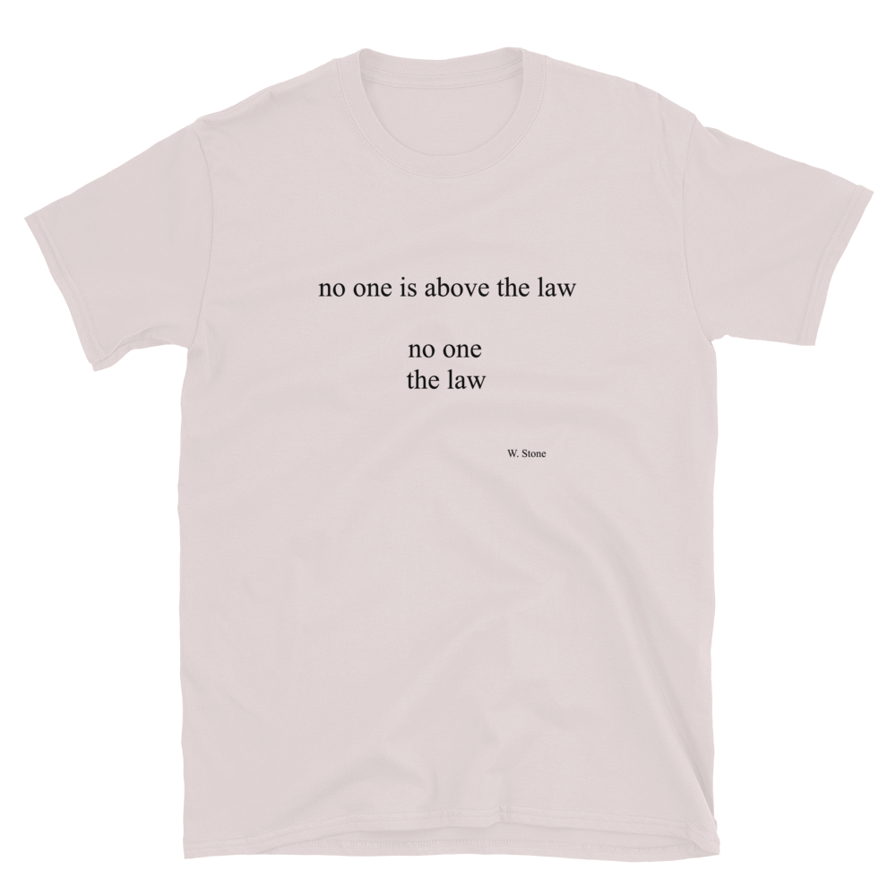 No One T-Shirt by William Stone