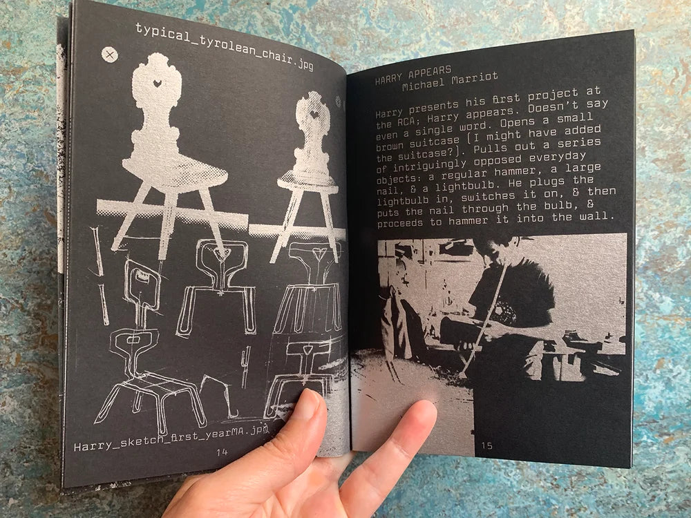 harry thaler's pressed chair book