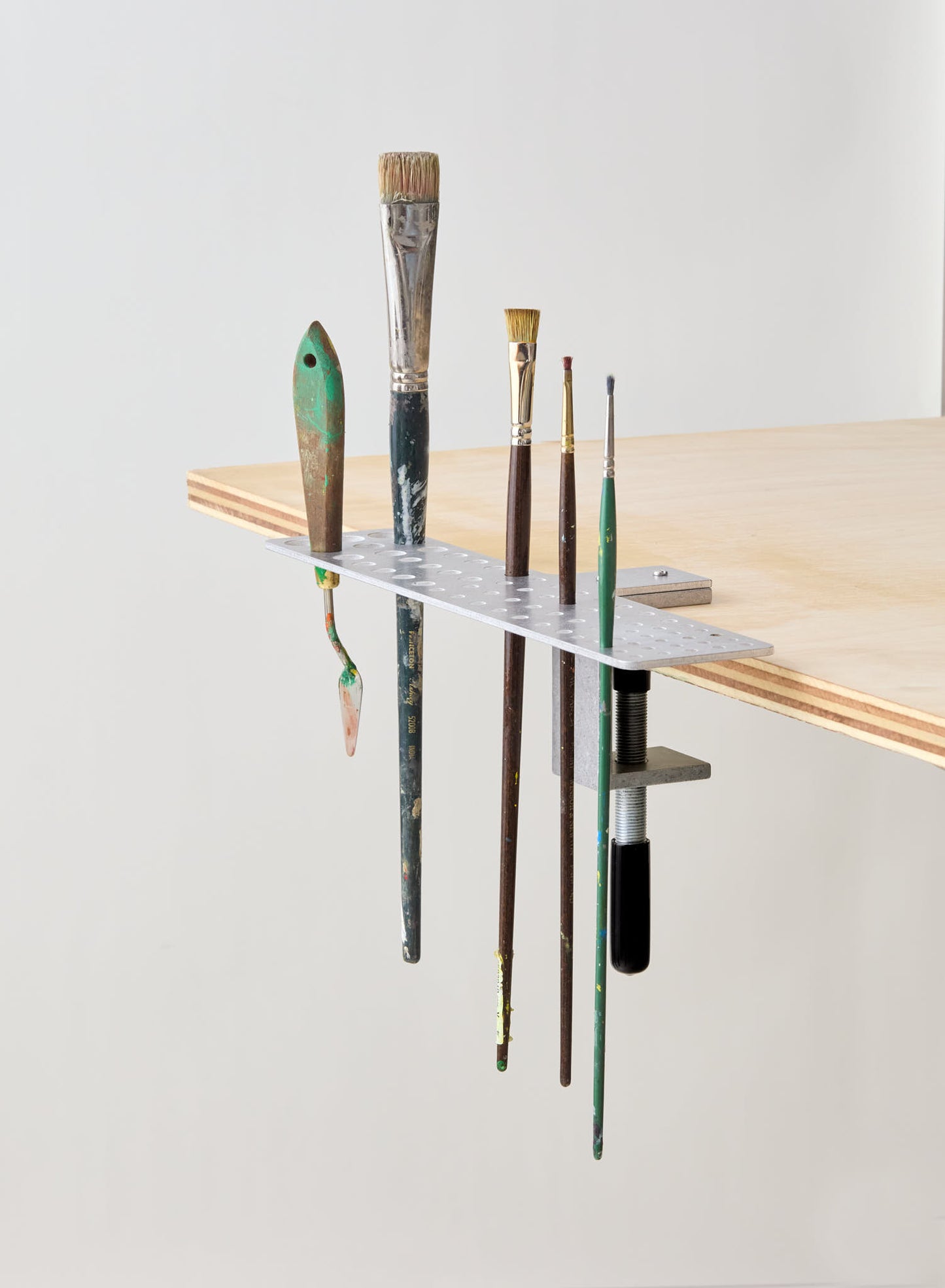 Aluminum Paint Brush Holder