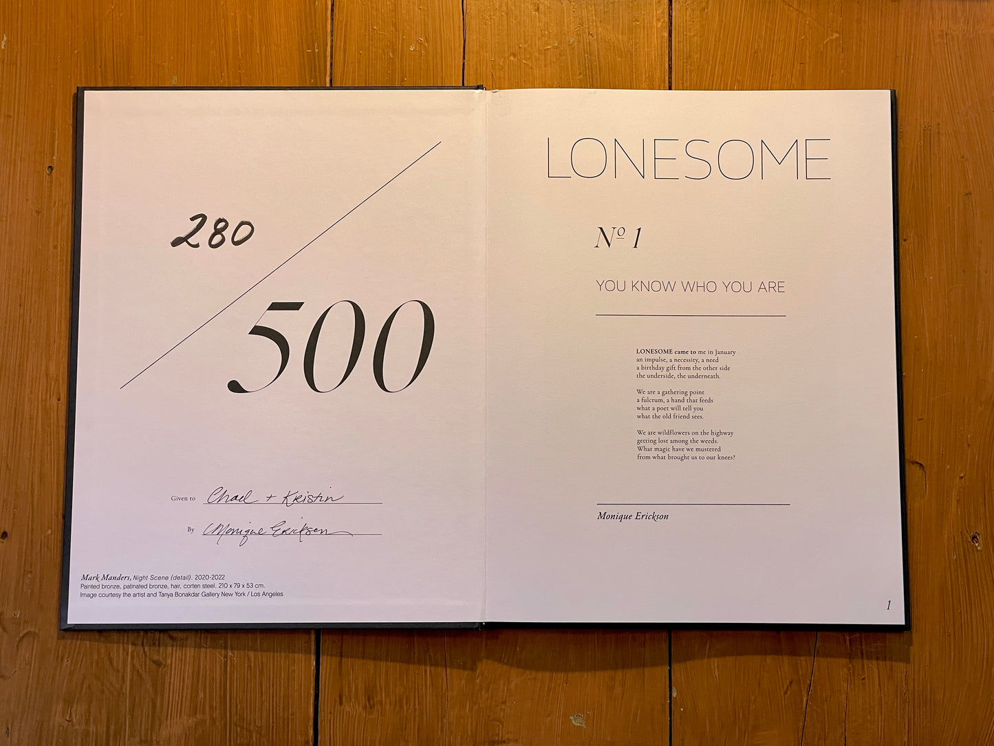 LONESOME Nº 1: YOU KNOW WHO YOU ARE