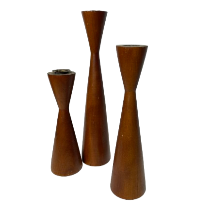 Danish Candlesticks 3-piece Set