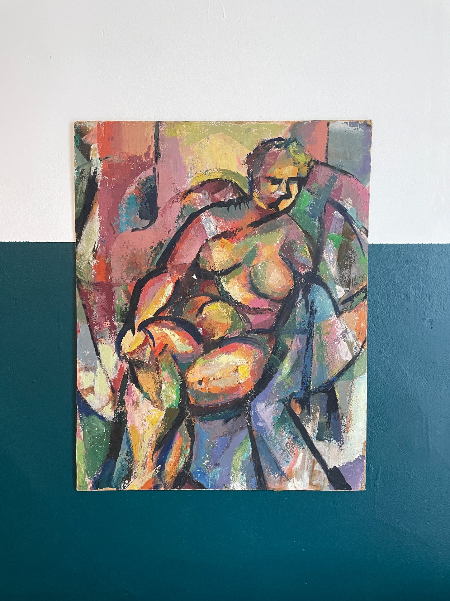 Vintage Cubist Painting