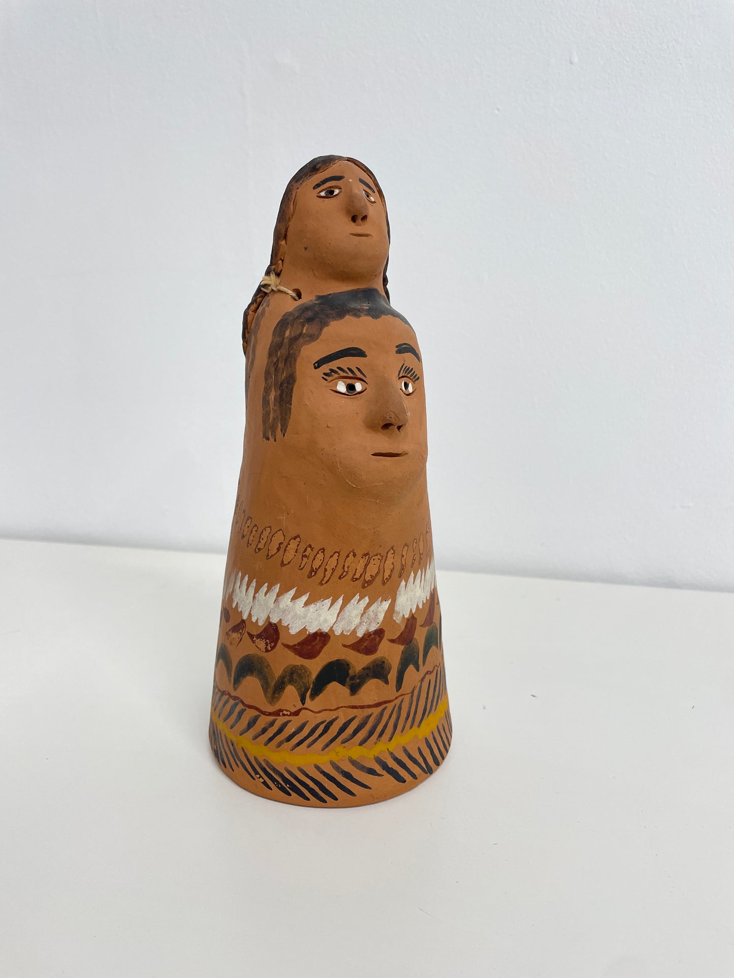 Mexican Terracotta Bell two-sided