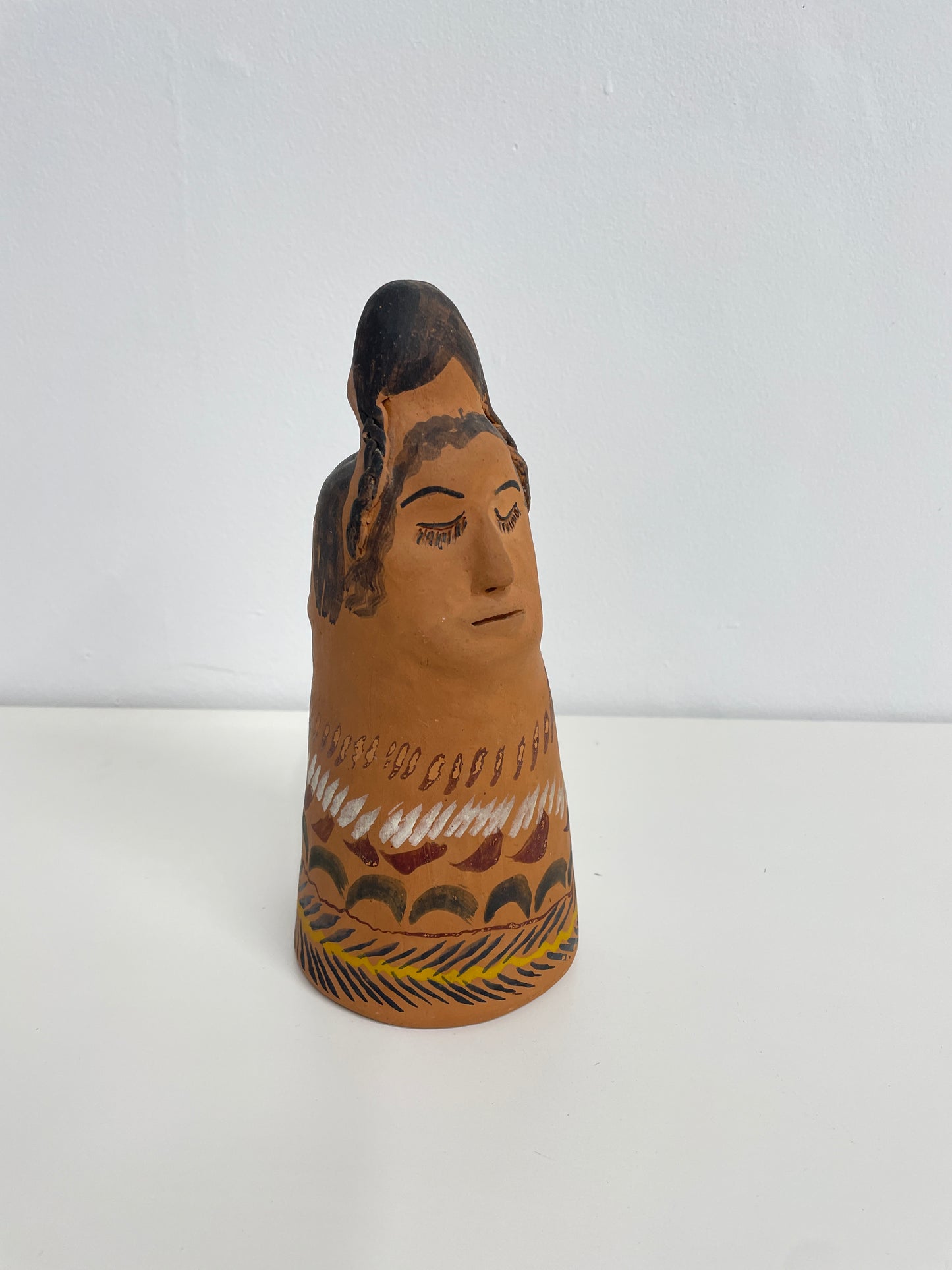 Mexican Terracotta Bell two-sided