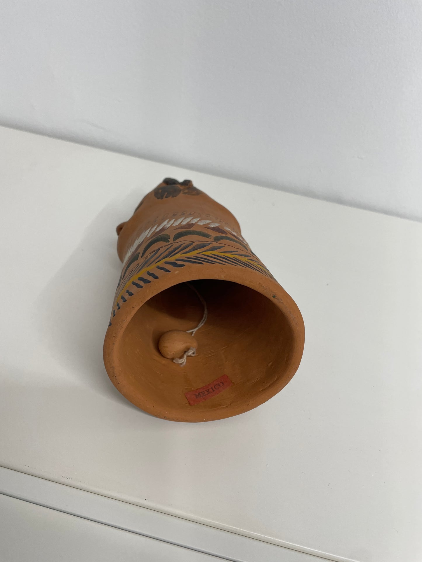 Mexican Terracotta Bell two-sided