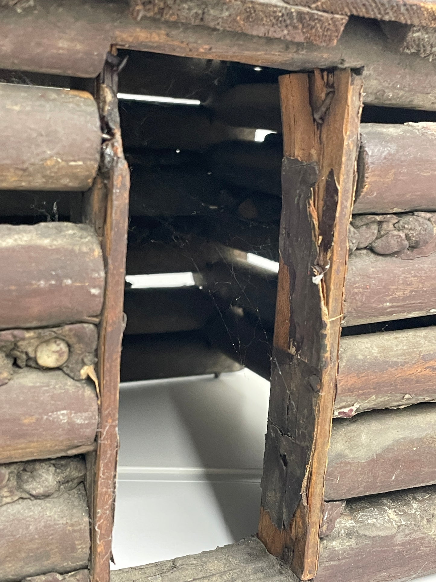 Vintage Folk Art Cabin