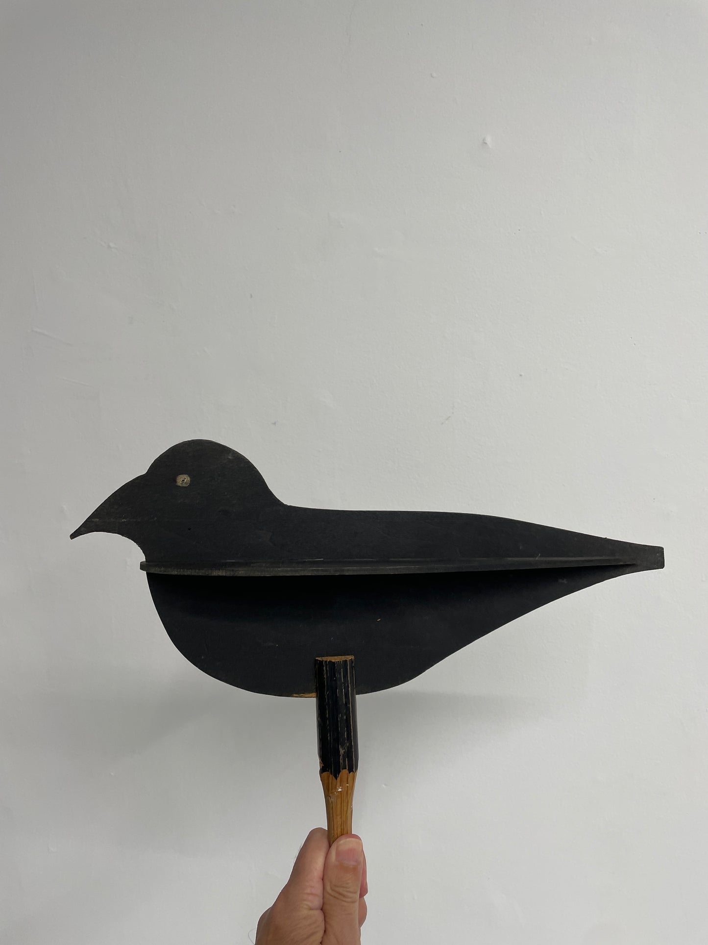 Folk Art Blackbird Garden Decoration