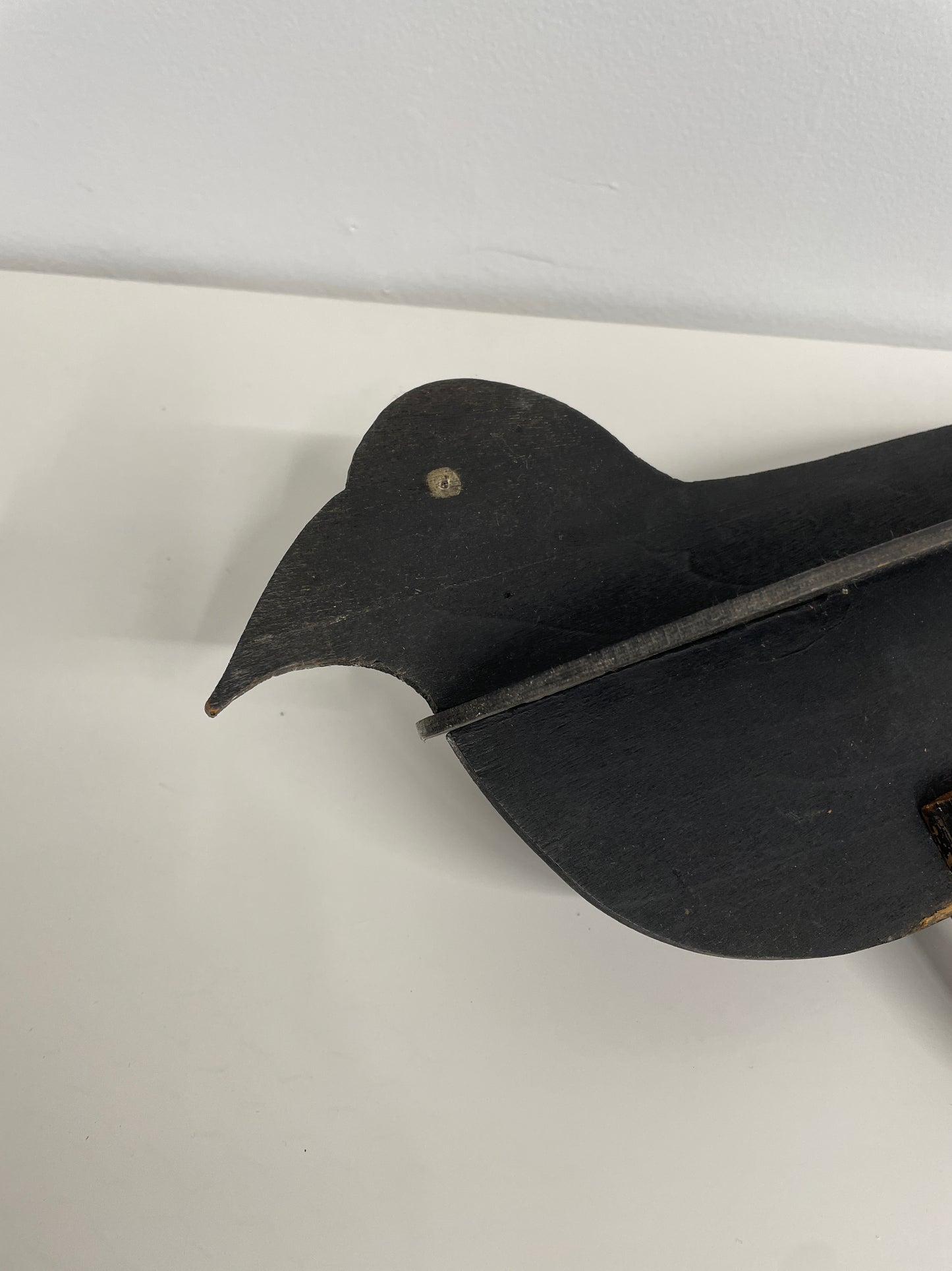 Folk Art Blackbird Garden Decoration