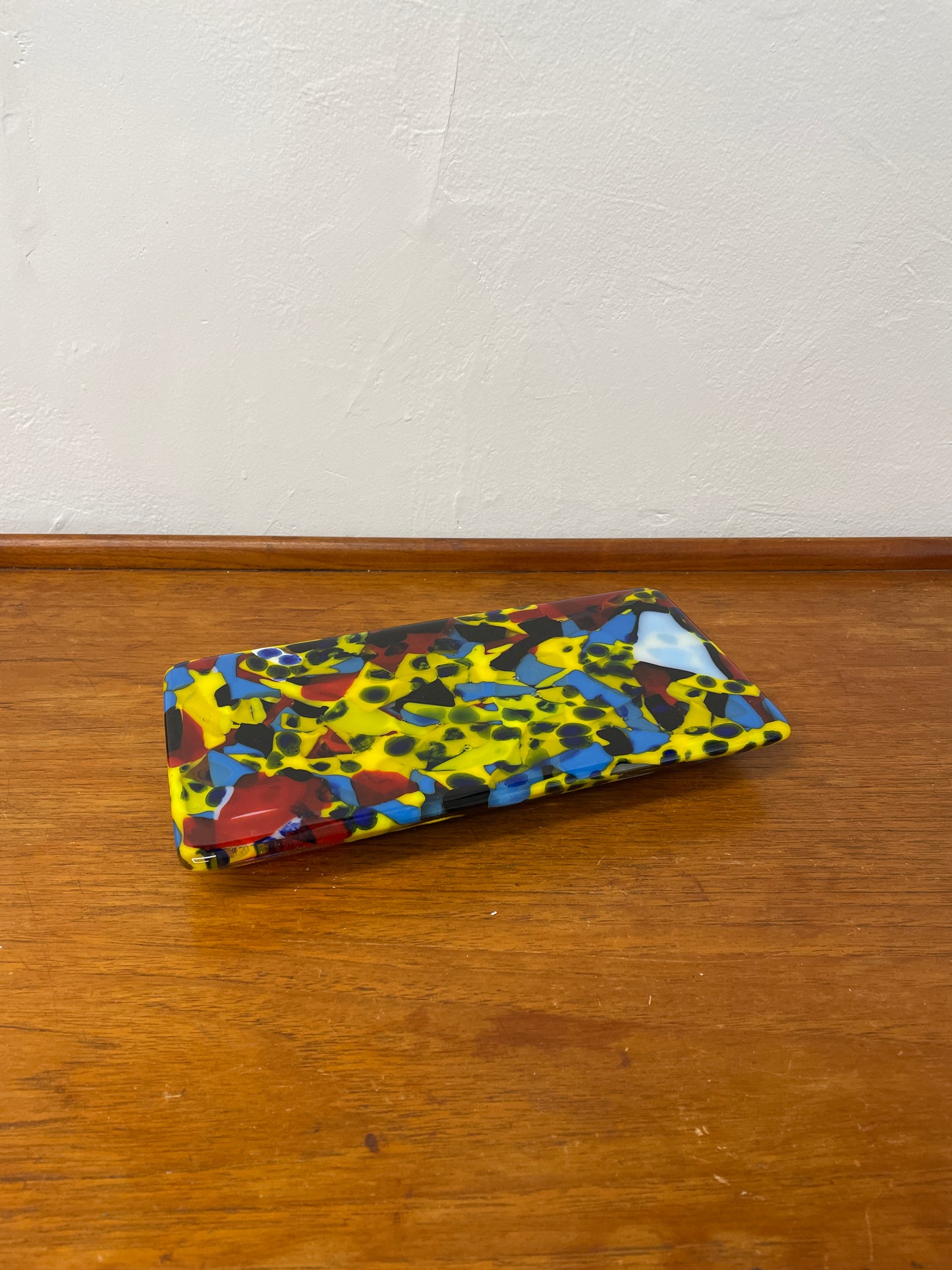 Glass tray by Julia Elsas