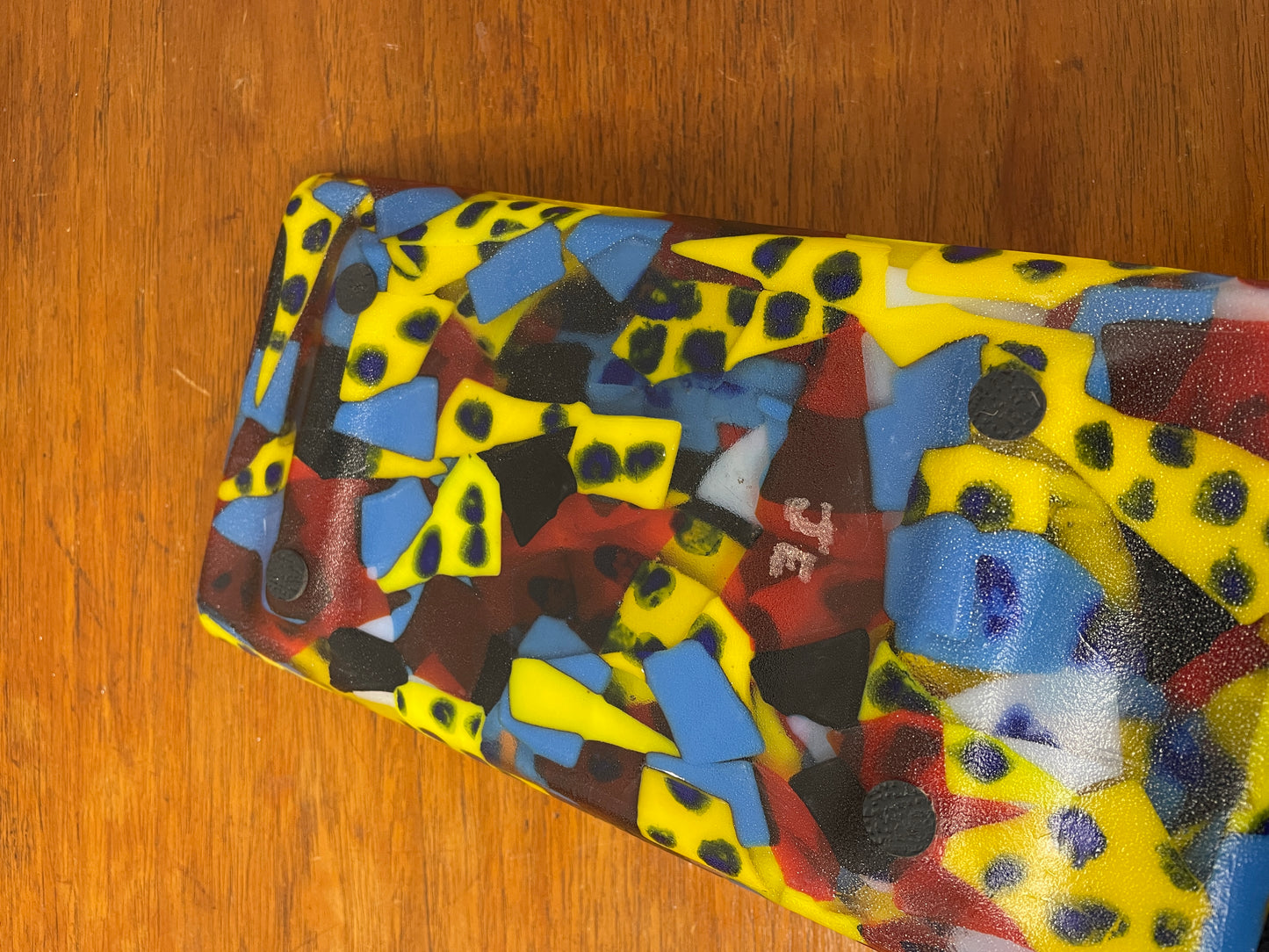 Glass tray by Julia Elsas