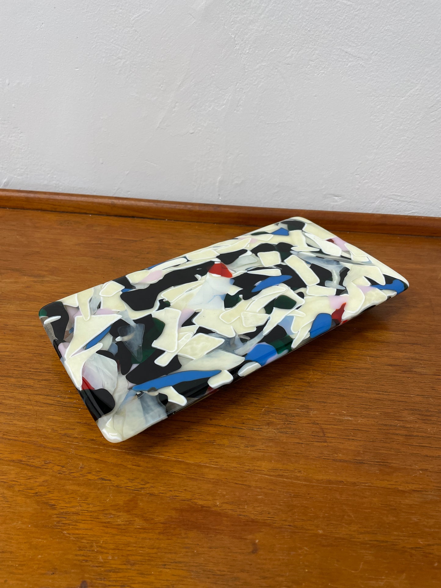 Glass tray by Julia Elsas