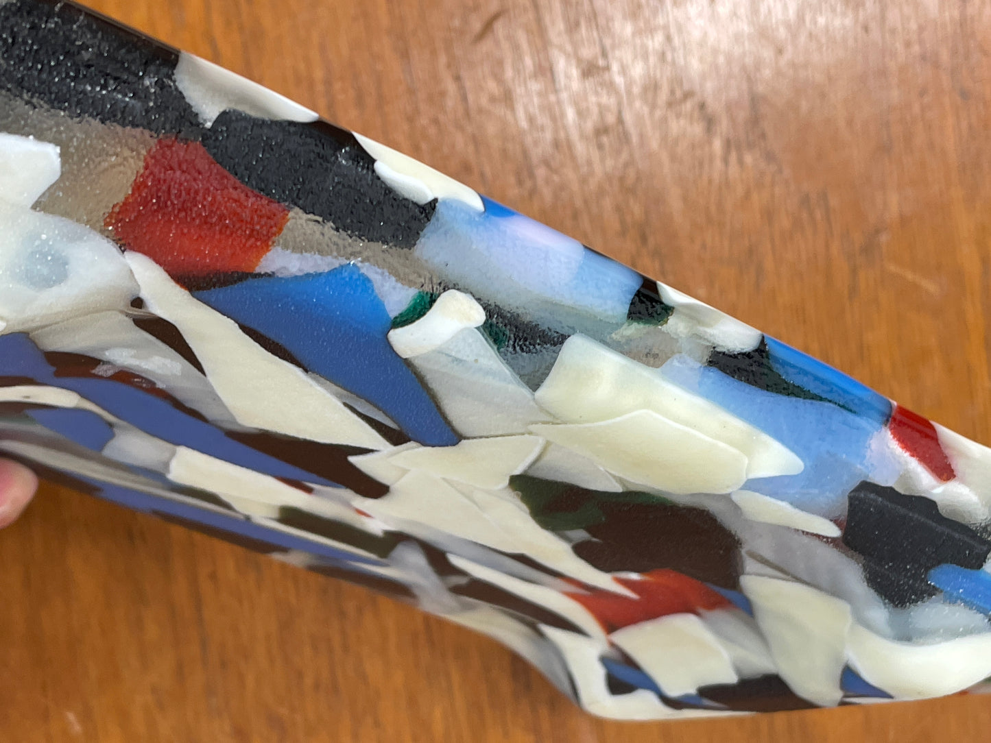 Glass tray by Julia Elsas