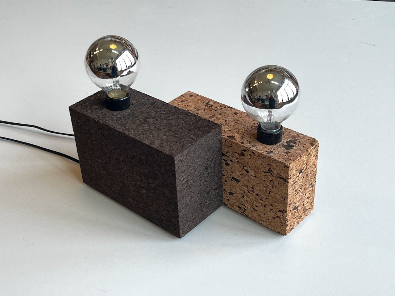 Cork Lamps by Daniel Michalik