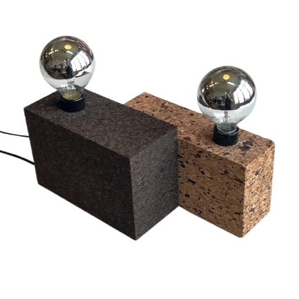 Cork Lamps by Daniel Michalik