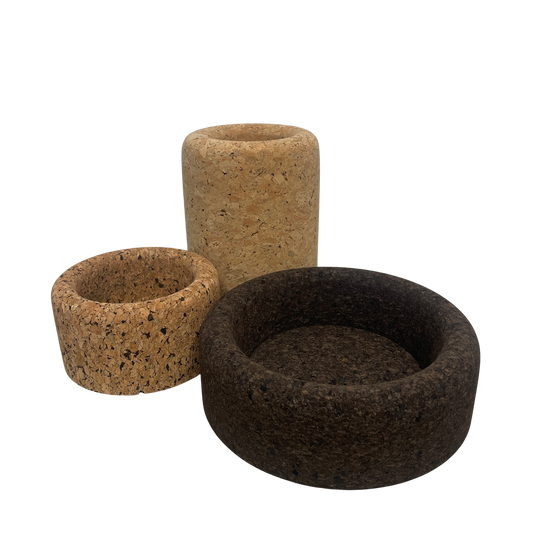 Turned Cork Vessels by Daniel Michalik