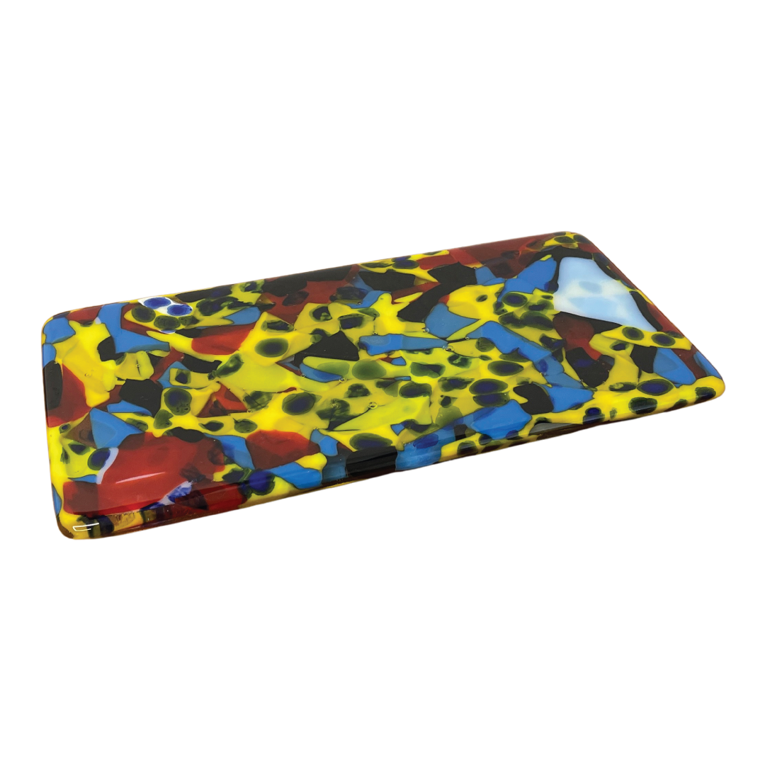 Glass tray by Julia Elsas