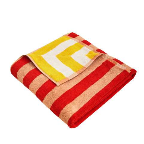 Desert Stripe Bath Towel by Dusen Dusen