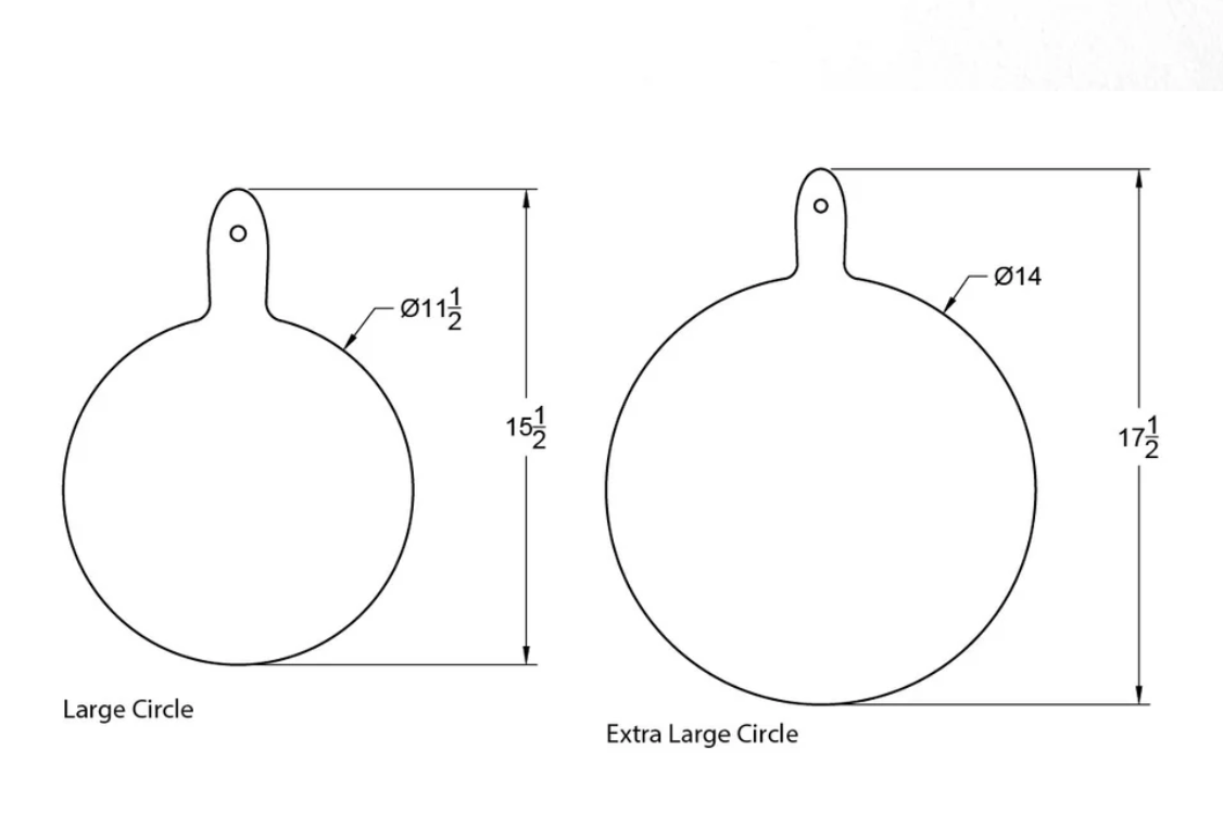 Circle Cutting Boards by Khem Studios