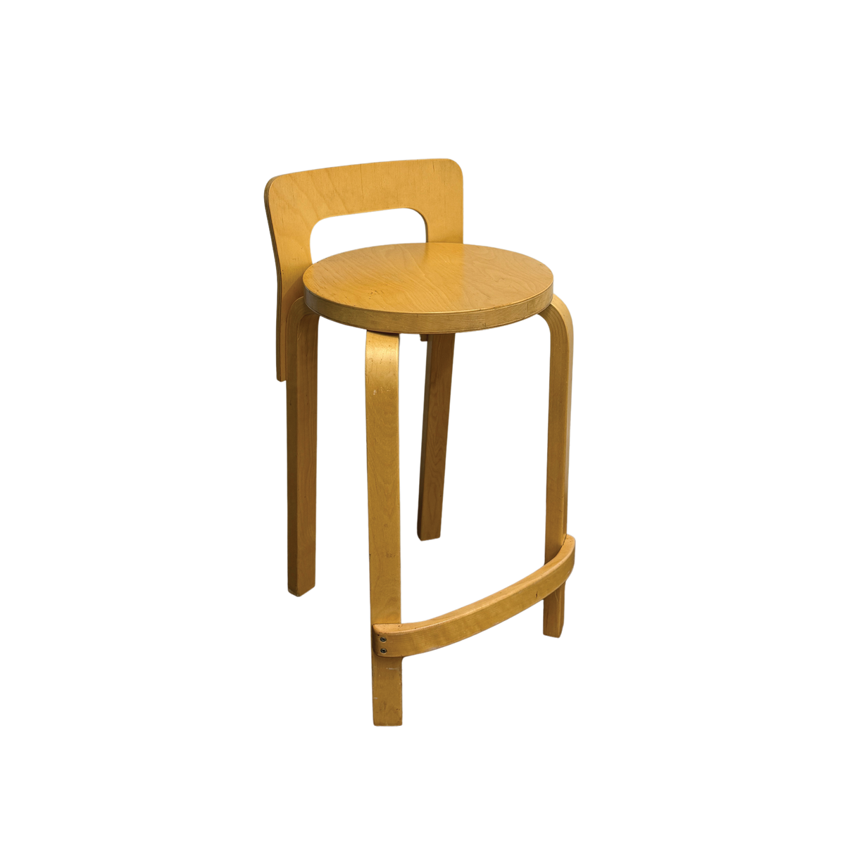Artek K65 Stool by Alvar Aalto