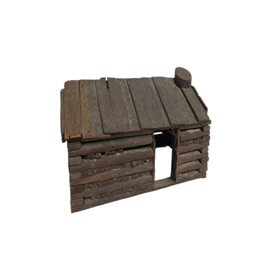 Vintage Folk Art Cabin