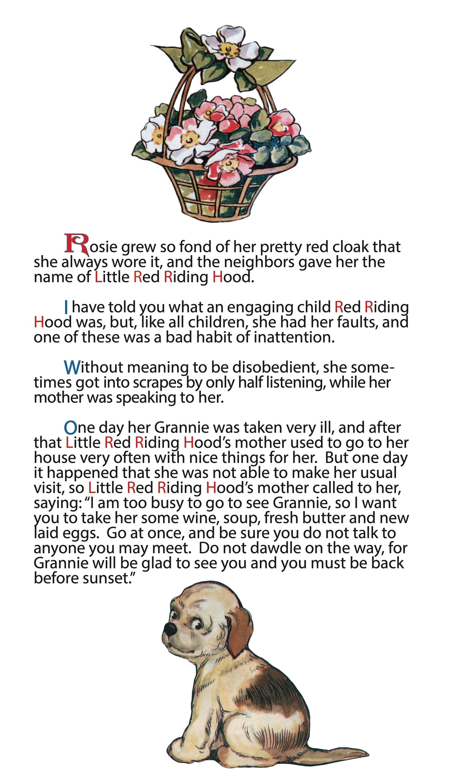 Red Riding Hood- Children's Picture Book