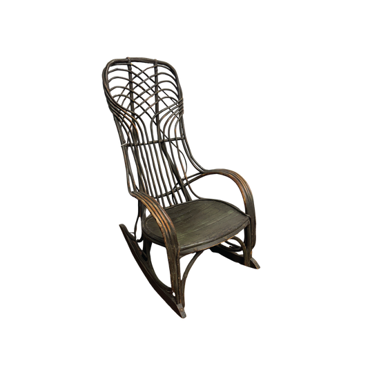 Antique Bentwood Twig Rocking Chair